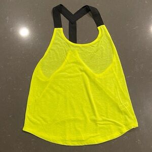 Victoria’s Secret Sport Neon Yellow Workout Shirt Top Small